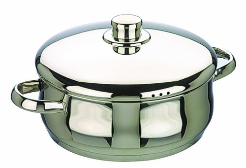 IBILI - Marmite avec couvercle Oslo, 32 cm, Acier inoxydable, Compatible avec l’induction