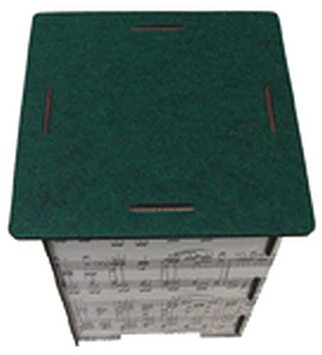 Werkhaus WH 6060-25 Filzauflage Grün für Photohocker ca. 29,5 x 0,5 x 29,5 cm Sitzauflage Hockerauflage