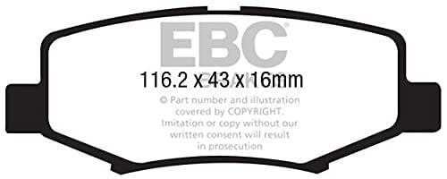 EBC Brakes DP41799R Yellowstuff Brake Pads