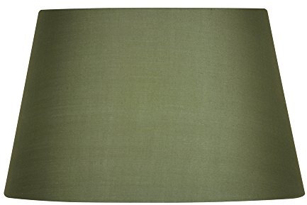 Oaks Lighting Cotton Drum Shade, 14-inch, Fabric, Sage Green