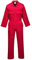 Portwest S999 Herren Euro-Arbeitskleidung Polycotton Overall Arbeitsanzug Rot, M