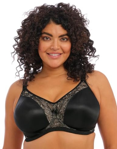 Godess Women's Yvette Underwire Smoothing Molded Bra Black