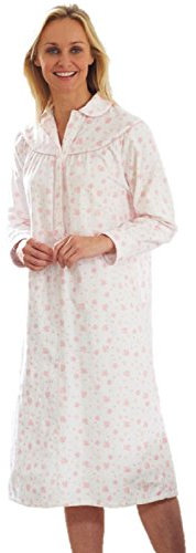 Champion Blue Sea Womens Wyncette Cotton Nightdress - Blue - W/12-14 Chest 34-36