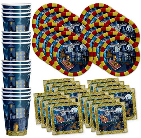 Birthday Galore Wizard Castle Birthday Party Supplies Set Plates Napkins Cups Tableware Kit For 16