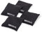 Wild Sports Authentic Cornhole Sitzsack, 4 Stück, schwarz