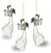 Sikora BS270 Engel Christbaumschmuck Glas Figur Weihnachtsbaum Anhänger 3er Set