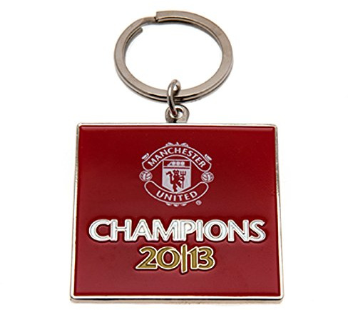 Manchester United FC Man UTD Champions 2013 Keyring Collectors Edition Keychain, Adults, Unisex, Multicoloured (Multicoloured), One Size