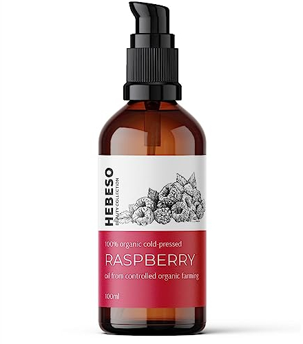 Aceite de Semilla de Frambuesa 100% Puro y Natural Prensado en Frío 100ml | Antienvejecimiento, cuidado, vitamina A/E, aceite rico en EFA