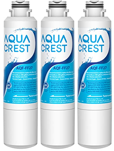 AQUA CREST DA29-00020B Fridge Water Filter, Compatible with Samsung® DA29-00020B, HAF-CIN EXP, DA29-00020A, DA29-00019A, DA97-08006, DA97-08043ABC Kenmore 46-9101 HDX-FMS-2 (3)