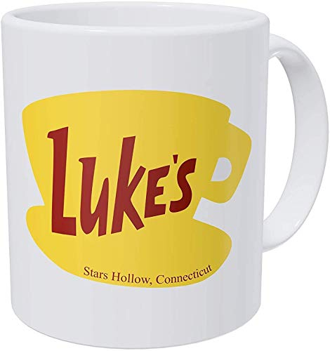 Luke 's Diner Kaffee Tasse Lustiges und Tolles Kaffeebecher Geschenk aus Keramik 312 g