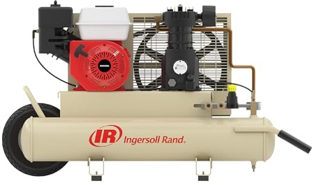 Ingersoll-Rand SS3J5.5GH-WB 5.5 Horsepower 8 Gallon Oiled Gas Twin Pontoon Compressor