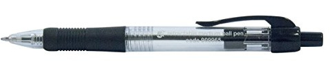 5Star 909965 10pièce (S Black) Ballpoint Pen – Ballpoint Pen, Black (Black, Clear, 1 mm, 0.4 mm, Medium, 10 Piece (S))