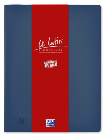 OXFORD Protège-Documents Le Lutin® L'Original A4 100 vues / 50 pochettes Couverture PVC Bleu