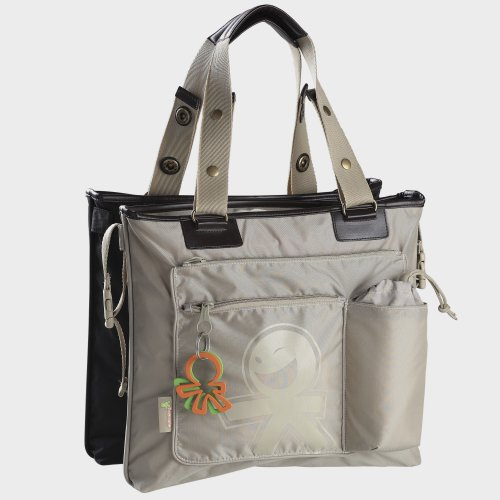 Okiedog Wickeltasche Chameleon - beige/schwarz