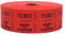 Red Double Verlosung Ticket Roll, 2000/roll