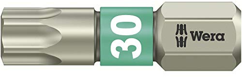 Wera 5071037001 3867/1 TS TORX Bits, Edelstahl TX 30x25