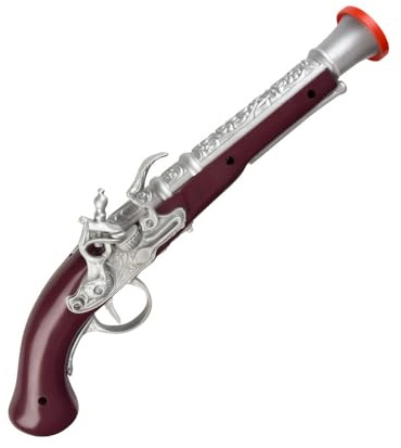 Boland - Piratenpistole, 35 cm | Pistole aus Kunststoff für Pirat Kostüm, Karneval und Mottoparty, Attrappe