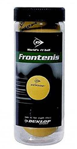 Dunlop Frontenis - Pelotas de Bote, Color Amarillo