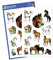 AVERY Zweckform 53483 glitzer Papier-Sticker Pferde 22 Aufkleber (für Mädchen, Mitgebsel, Gastgeschenk, Kindergeburtstag, Schatzsuche, Belohnung, zum Spielen, Sammeln, Basteln, Verschenken)
