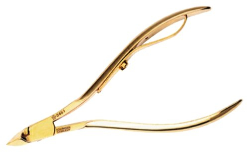 Pfeilring Hautzange, 9.5 cm, vergoldet