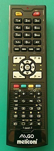 Meliconi 1932 Telecomando di Ricambio (Non Originale) Compatibile in Tutte Le FUNZIONI per FUNAI B4-M502, B4-M501, B4-M500
