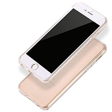 NWNK13 iPhone 6 / 6S Crystal Clear Phone Case Ultra Thin Shockproof 360 Degrees Protective Front and Back Full Body TPU Silicon Gel Cover