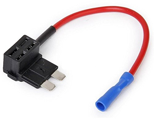 Qiorange 1Pcs 12V Standard Flachsicherungsadapter Sicherungshalter f¨¹r Spannungsabgriff KFZ Flachsicherungen Autosicherungs (Standard 1Pcs)