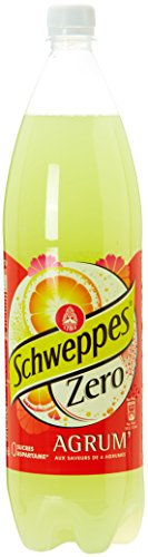 Schweppes Agrum' Zero aux saveurs de 4 agrumes la bouteille de 1,5L