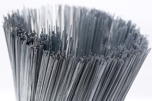 Thin Silver Cut Wire 7 Lengths 100g Pack Smithers Oasis Floristry (32 Gauge)