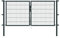 Alberts 648534 Doppeltor Flexo mit Zubehör | verschiedene Breiten und Höhen | anthrazit | Breite 250 cm | Höhe 120 cm