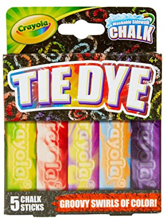 Crayola Tie Dye Chalk 5ct