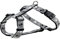 TRIXIE Silver Reflect Geschirr Größe M–L: Brustumfang 50–75 cm/25 mm in schwarz/silbergrau - reflektierendes Hundegeschirr mit stufenlos verstellbaren Elementen für mittelgroße Hunde, 12233