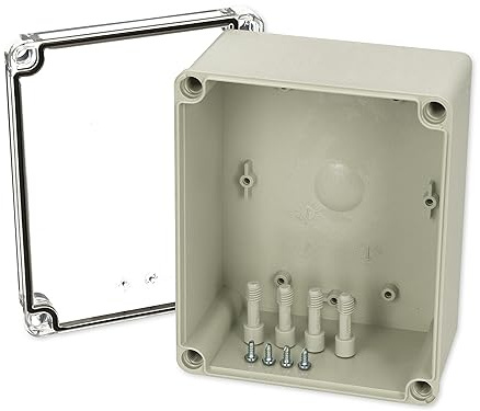 Installationskoffer FIBOX PC H 95 t 8724015 Lichtgrau (RAL 7035) 170 x 140 x 95 mm, Polycarbonat, 1 Stück