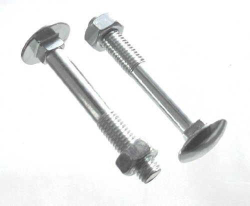 200 viti testa tonda quadro sottotesta con dado 8x20mm