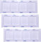 Medi-Inn Medikamentendispenser mit 4 Fächern, weiß XL, 3 Stück, Tablettenbox für einen Tag, Pillenbox, Tagesdispenser