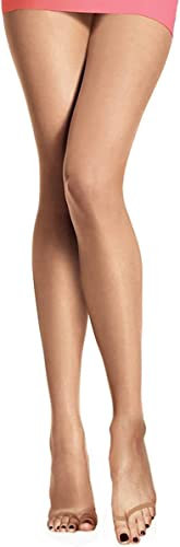 Fiore Collant femme Tong - Orteils nus 15 deniers (4, Naturel)