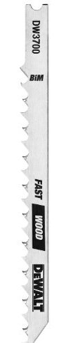 Dewalt Accessories 4in 6tpi Jigsaw Blade 5pk