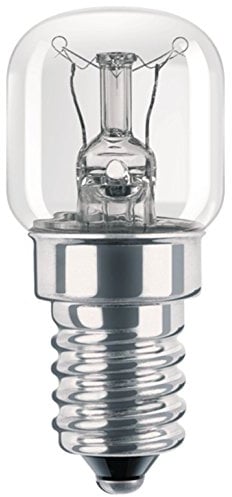 Philips 25SESOVEN 25 W SES E14 Small Screw Cap Pygmy Lamps, Glass, Clear