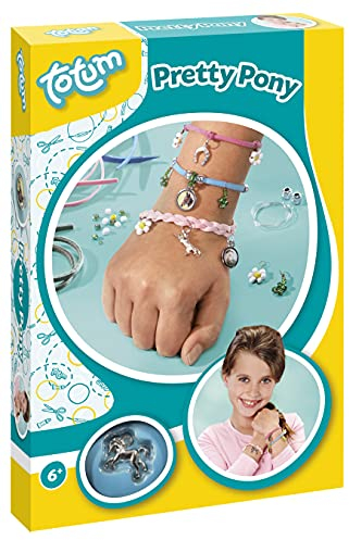 Creativity 29538 Creativity Pretty Pony - Bastle deine eigenen Armbänder mit verschiedenen Pferdeanhängern und Perlen, piccolo
