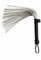 Fifty Shades of Grey Please Sir Flogger Metallicfarbenes Kunstleder Schwarz/Silber