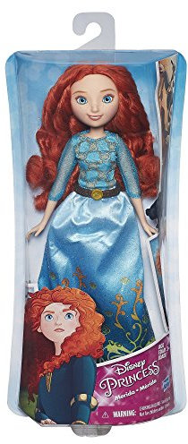Hasbro Disney Prinzessin B5825ES2 - Schimmerglanz Merida, Puppe