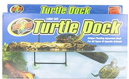 Zoo Med TD-30e Turtle Dock LG Sonnenplatz für Wasserschildkröten - passt sich automatisch an den Wasserstand an