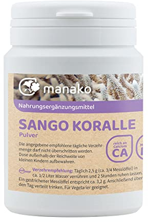 manako Sango Koralle Korallenkalzium Pulver, 100 g Dose (1 x 0,1 kg / 124,30 € / kg)