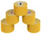 ALPIDEX 5 Rollen Kinesiologie Tape 5m x 5cm Viele Farben Anwendungsbroschüre Elastisch Wasserfest Hautfreundlich Physio Muskel Tape Set, Farbe:gelb