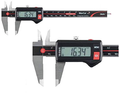 Calibro a corsoio digitale, IP67 Mahr 150 mm Marcal 16 See Model 2015 4103302 con angoli profondo Mass dati uscita: No azione prezzo valido fino a 31.05.2017, peso: 0.38