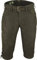 Kniebundhose Leder Nubuk-Fuente Jagd Lederhose mit Gürtel- Trachtenlederhose Herren- Damen Kniebundlederhose -Trachten Lederhose mit Gürtel in Braun und Olive, Trachtenhose Knielang (46, Olive)