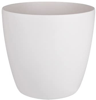 Elho Blumentopf Brussel Weiß inklusive Rollen 35cm
