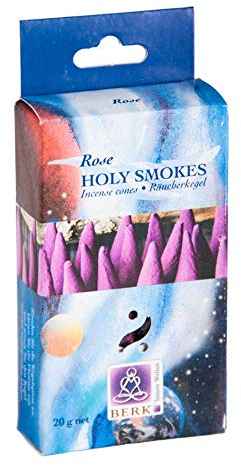 Berk Räucherkegel, Rose, 1 Stück, 1 Packung, 20g