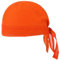 Baumwoll Bandana Corsaire Damen/Herren - Kopftuch aus Baumwolle - Sommer/Winter - Piratentuch orange