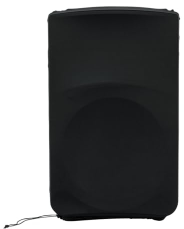 Gator Cases Stretchy Nylon Speaker Cover, Fits Most 15 Powered Speakers, Black (GPA-STRETCH-15-B)